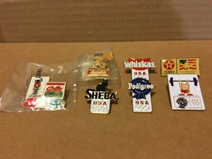 7 Different Olympic Collector Pinbacks - Picture 1 of 2