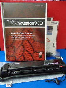 Visioneer Road Warrior X3 Portable Color Scanner USB Powered New in Box - Picture 1 of 7