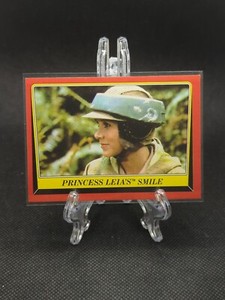 1983 Topps Return of the Jedi Series 1 Red card #73 Princess Leia's Smile