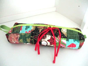 Organizer zipped, lined, and quilted bag CHRISTMAS CHARMS - Picture 1 of 3