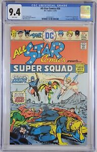 All-Star Comics #58 CGC 9.4 White Pages 1st Power Girl Appearance DC Comics 1976