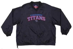 NWOT Tennessee Titans Majestic Football NFL Pullover Windbreaker Jacket XXL - Picture 1 of 8