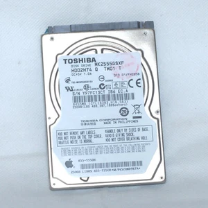 Toshiba 250GB Sata HDD - Toshiba MK2555GSXF (HDD2H74) - Bild 1 von 3