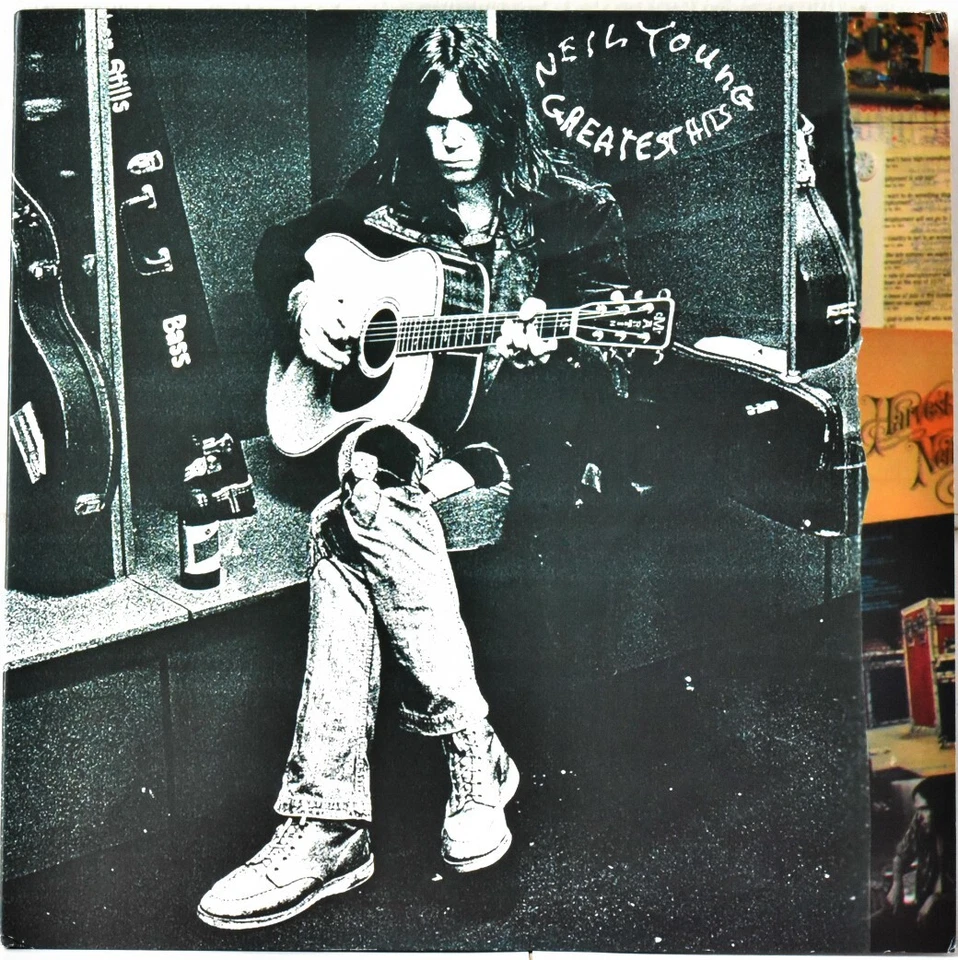 AUDIOPHILE CLASSIC NEIL YOUNG "Greatest Hits" 200g QUIEX #2LP + 7" Blue 45rpm - Image 1 of 4