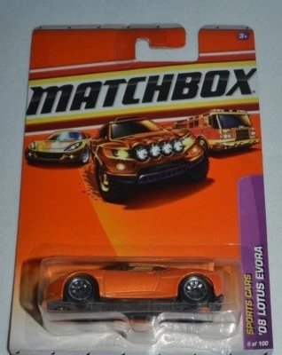 Coches deportivos Matchbox 2010 - '08 Lotus Evora naranja 8/100 Foto 1 de 2