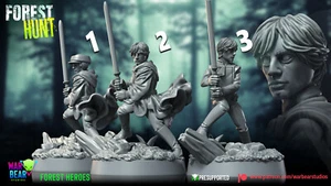 Star Wars Luke Skywalker, Jeu Star Wars Legion & Shatterpoint - Picture 1 of 1