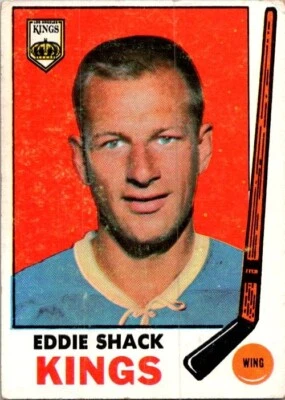 1969-70 Topps EDDIE SHACK Los Angeles Kings #106 VG/EX Condition - Image 1 of 2