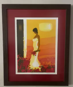 Emile Bellet 2005 "Les Fleurs Rouges" Lithographie S&N EA 28/100 COA Park West - Bild 1 von 10