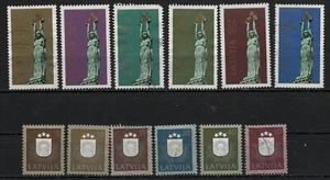 Latvia 1991 Liberty Monument Sc#307-312 Coat Of Arms Sc#300-305 - Picture 1 of 3