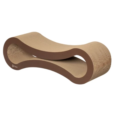 PetFusion Ultimate Cat Scratcher Lounge, Durable & Long Lasting, Brown