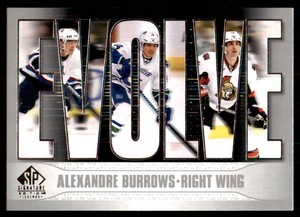 2020-21 SP Signature Editions Legends Alexandre Burrows #E34