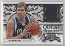 2013-14 Panini Crusade Quest Memorabilia /299 Dirk Nowitzki #10 HOF