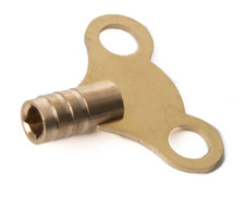 Orologio tipo le chiavi del radiatore x2 OTTONE MASSICCIO sanguinare Riscaldatore Idraulica Strumento Chiave PB020