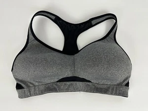 Old Navy Active Go Dry 36C Sports Bra Heather Gray High Support Wire Free Womens - Picture 1 of 8