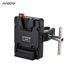 Andoer Nano V-lock Mount Battery Power Supply Adapter Plate for V-mount Battery - Picture 1 of 5
