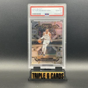 Select Victor Wembanyama Rookie 2023 PSA 10 GEM MT Spurs ⚡ Rookie Legend RC - Imagen 1 de 5