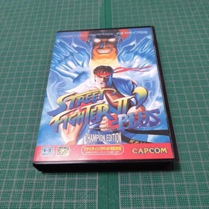 Japanese Only Japan Region Street Fighter Ii Dash Plus Capcom Mega Drive - Picture 1 of 3