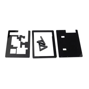 Acrylic 7" LCD Screen Front & Back Shell + Base + Screws For Raspberry Pi 2 B - Zdjęcie 1 z 9