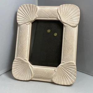 Vintage Boho Strand Landhaus Rahmen Muschel Terrakotta Cottagecore Dekor für 4" x 6" - Bild 1 von 9