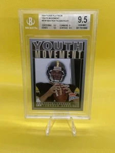 2004 Fleer Platinum Youth Movement Ben Roethlisberger #5YM Gem Mint - Picture 1 of 3