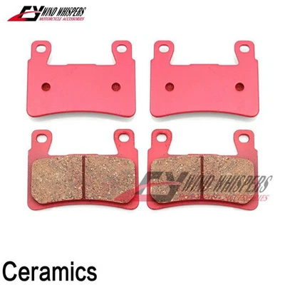 Pastillas de freno delanteras de cerámica para HYOSUNG GT650R 09-11 GV 700 Harley XR 1200 08-10 Foto 1 de 4