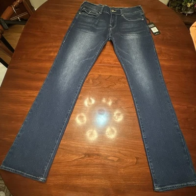 TRUE RELIGION Ricky Relaxed Straight Jeans Men's Size 30 Medium Flake - Image 1 of 4