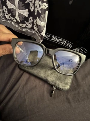 Gafas ópticas unisex negras Chrome Hearts Vagillionaire II Foto 1 de 4