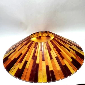 Moe Thomas Ind. Mosaic Fiesta Ceiling Light Lucite Acrylic Shade Only 1950’s MCM - Picture 1 of 13
