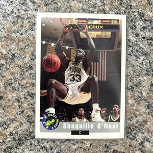 Shaquille O'Neal - Rookie - 1992 Classic Draft Picks - College Card (LSU) - Bild 1 von 2