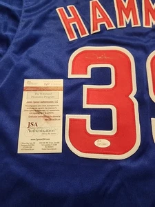 Chicago Cubs Jason Hammel Jersey Autographed Jersey PSA Authentic - Picture 1 of 6