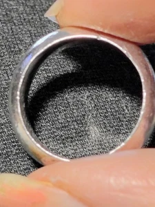 Sterling Silver .925 Unisex Solid Band Ring 7.5 grams / Size 7 / 6.7mm - Picture 1 of 10