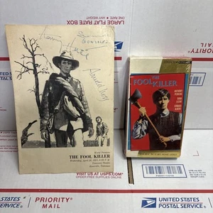 The Fool Killer Sealed VHS & Signed Theatre Pamphlet From 1965 World Premiere - Picture 1 of 10