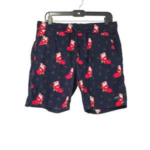 Weihnachtsmann Boxershorts marine rot Größe 32 Medium Weihnachten Urlaub  - Bild 1 von 4