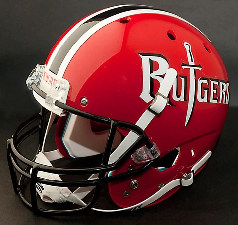 RUTGERS SCARLET KNIGHTS 1997-2000 Schutt XP Authentic GAMEDAY Football Helmet Cover