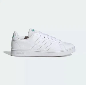 Scarpe da sneaker Adidas Advantage Base bianche con verdi da uomo taglia 10 nuove (GW2063) - Foto 1 di 6