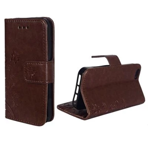 Ochrona Etui na telefon komórkowy do Apple iPhone 5 / 5s / SE Case Cover Pokrowiec Wallet Etui - Zdjęcie 1 z 3