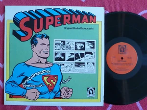 SUPERMAN Original Radio Broadcasts LP Nostalgia Lane 1977 - Picture 1 of 1