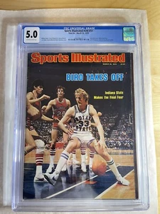 Larry Bird 2nd Sports Illustrated CGC 5.0 Newsstand 3/26/79 New Slab - Picture 1 of 2