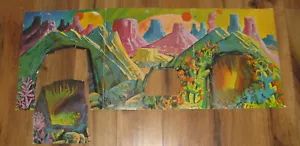 VTG 1966 Mattel Lost in Space Switch-N-Go Cardboard MAIN Backdrop Figure ONLY - Picture 1 of 9