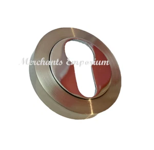 Cubierta de ojo de cerradura esmalte níquel satinado cromo 50 x 50 mm 6-13153 - Imagen 1 de 4