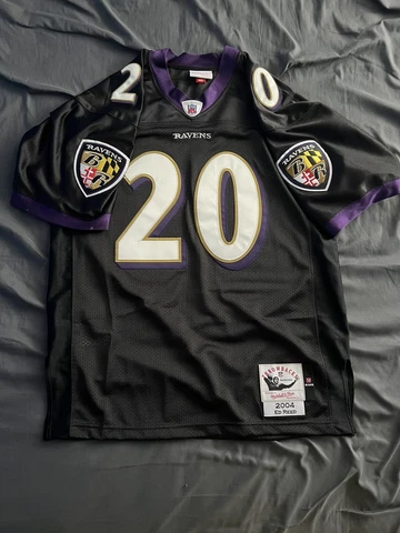 100% Authentic 2004 Baltimore Ravens Ed Reed Mitchell Ness Jersey 44 L NWOT Cover