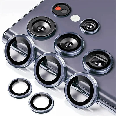 YUCOSTREE For Samsung Galaxy S24 Ultra S24 Plus Metal Tempered Glass Camera Lens Protector