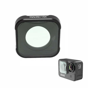 15X Macro Close Up Camera Lens for Gopro Hero 9 Black Optical Glass Lens Vlog - Picture 1 of 9
