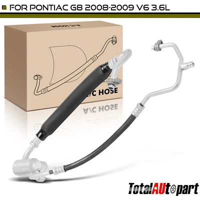 Conjunto de línea de succión y descarga de CA para compresor Pontiac G8 hasta punto de separación Foto 1 de 4