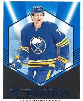 2022-23 Upper Deck SP Authentic Blue Authentic Profiles - Tage Thompson - Image 1 of 2