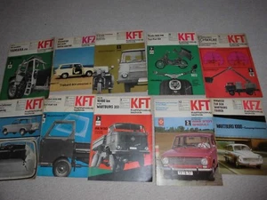 67 alte diverse Hefte KFT, der deutsche Straßenverkehr 1960er-1980er gemischt - Bild 1 von 7