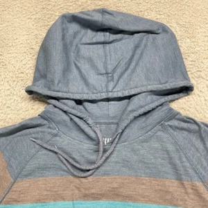 Mossimo Supply Co Hoodie Mens Large Striped Pullover Cotton Blend Athletic Fit - Picture 1 of 11