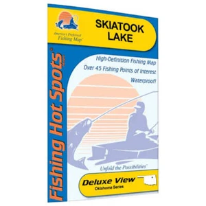 Mapa de pesca en el lago Skiatook-A351 - Imagen 1 de 1