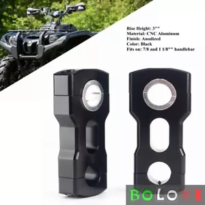 7/8" 1-1/8" Bar Snowmobile ATV Bike Handlebar Riser For POLARIS RZR RANGER 3" - Picture 1 of 6