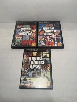 Grand Theft Auto Vice City and GTA 3 The Xbox Collection CIB Complete Map  Manual 710425292842